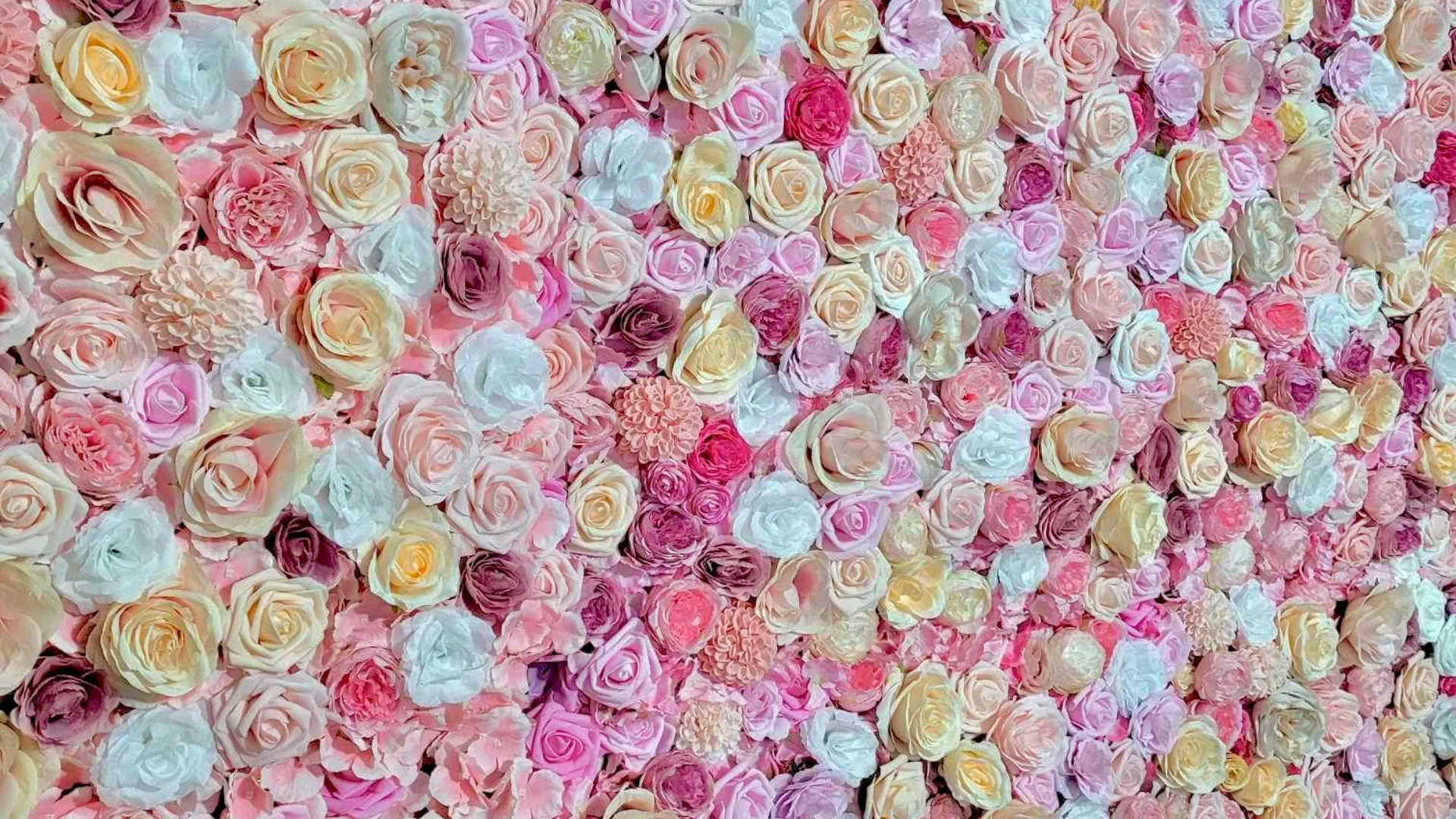 Flower wall party event rentals Kitsap County