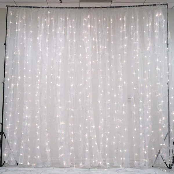Suspended Lighted Drapes