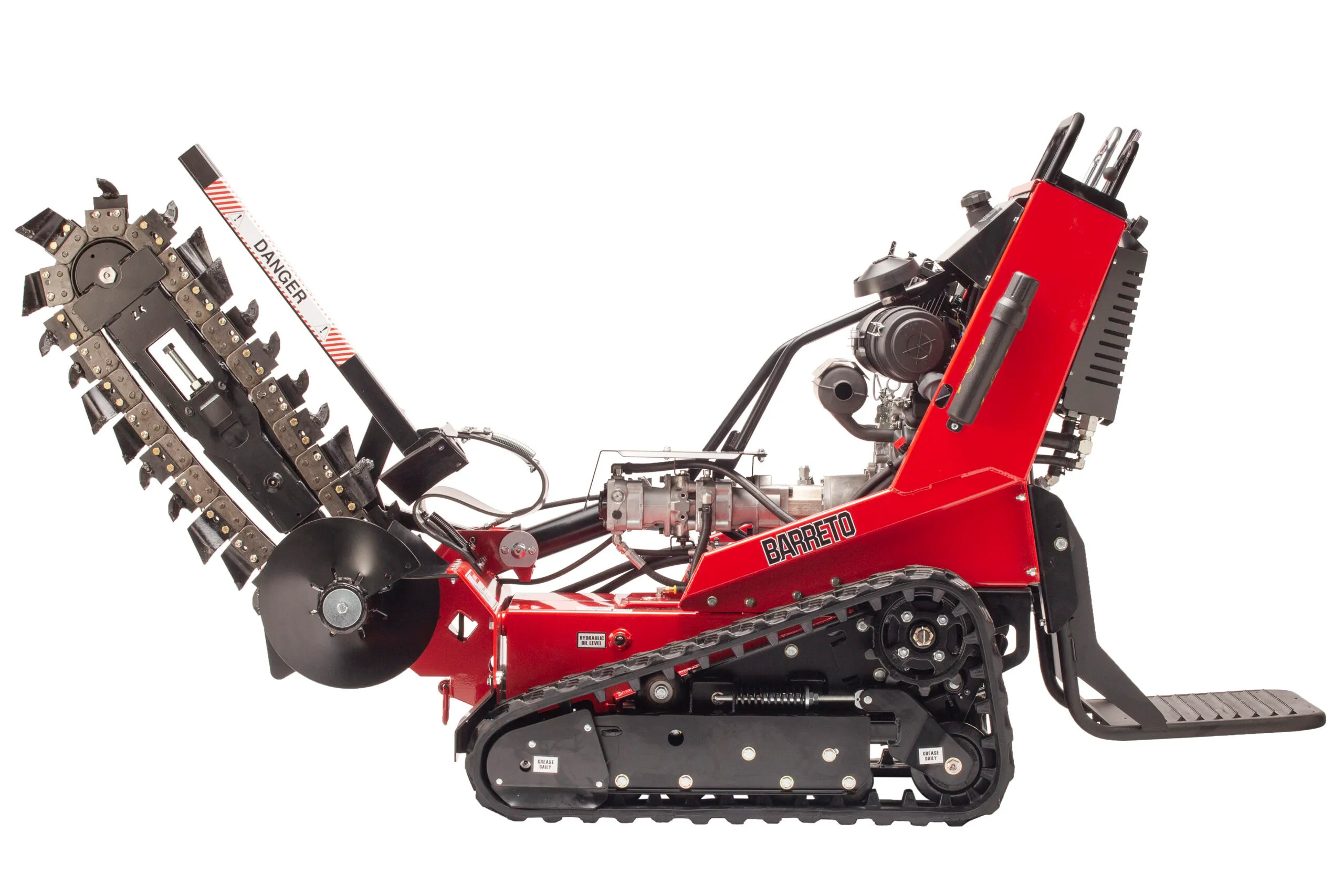 36" Stand-On Track Trencher