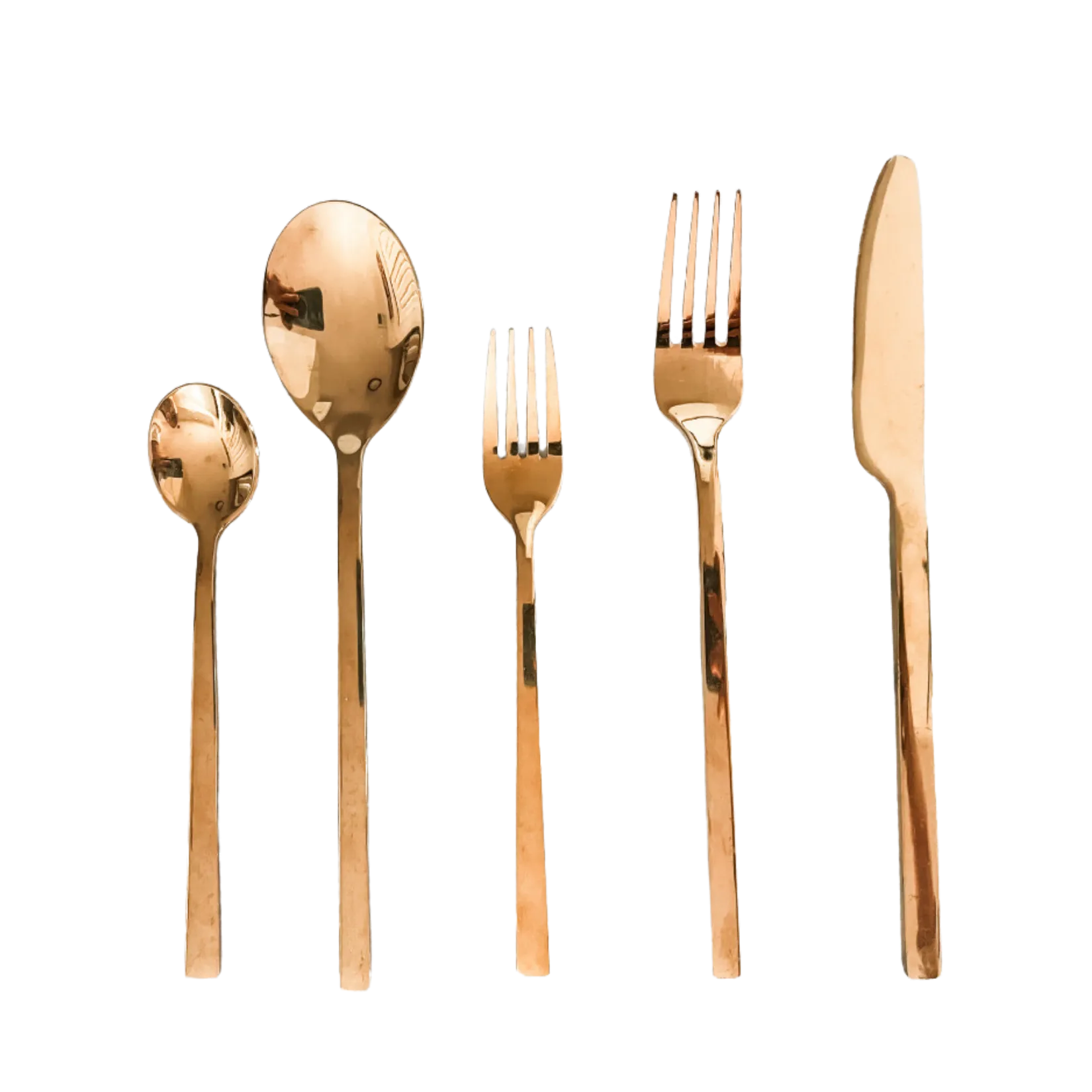 Gold Flatware