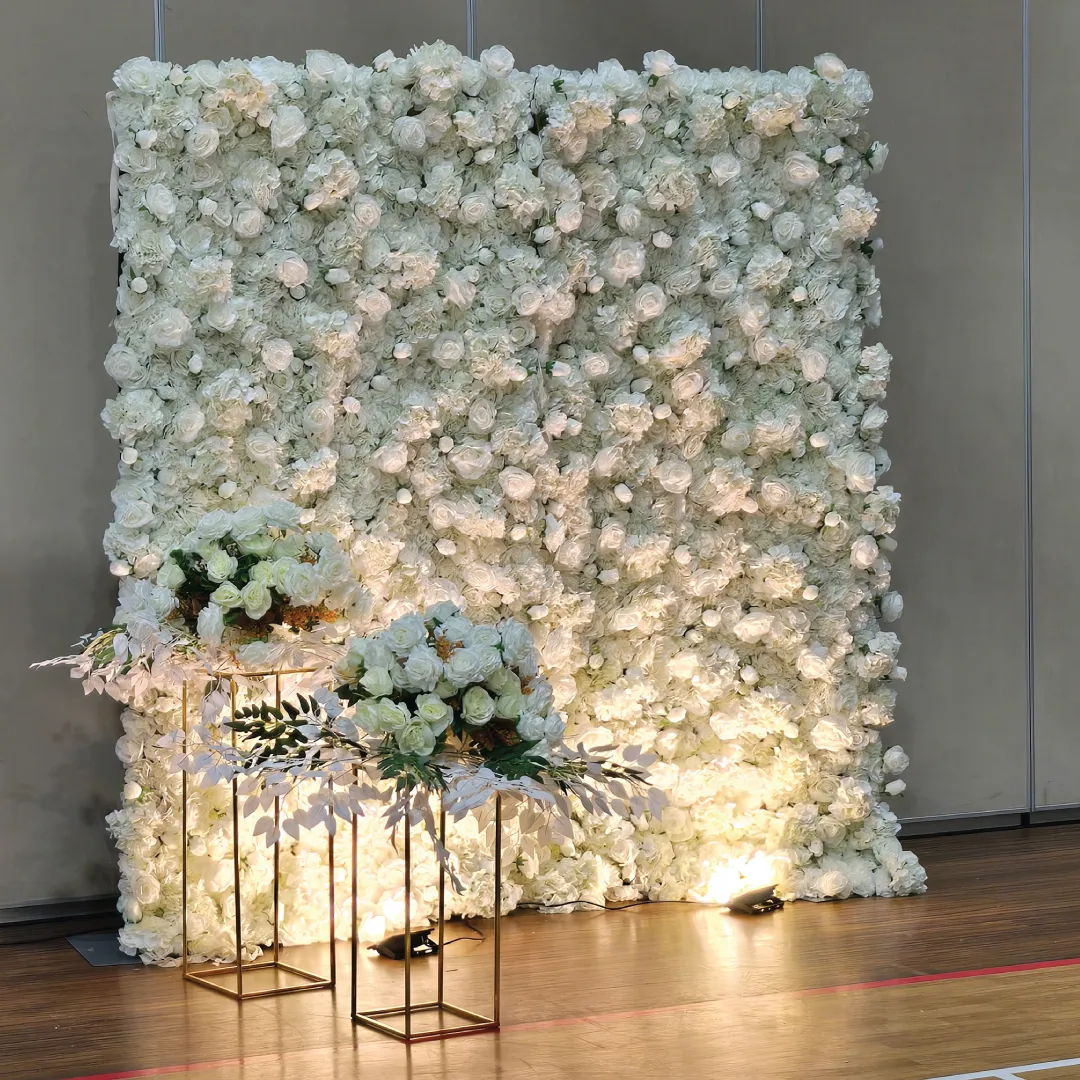 White Floral Wall