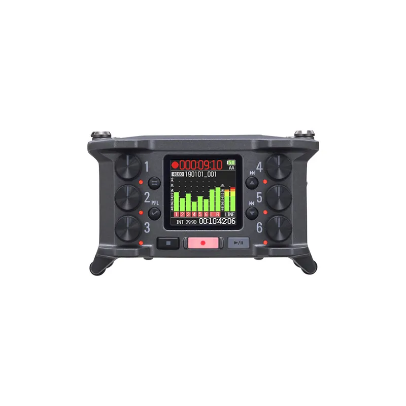 Zoom F6 Audio Recorder with sound bag