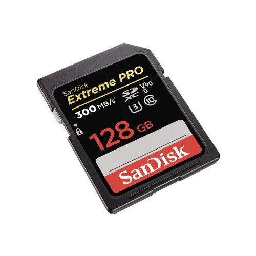 SanDisk Extreme Pro 128GB V90 (300MB/s) SD Card