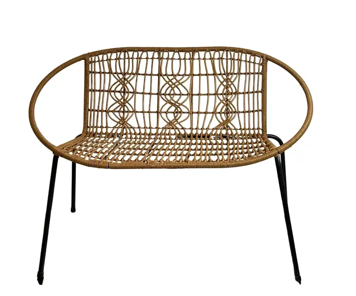 Wicker bench