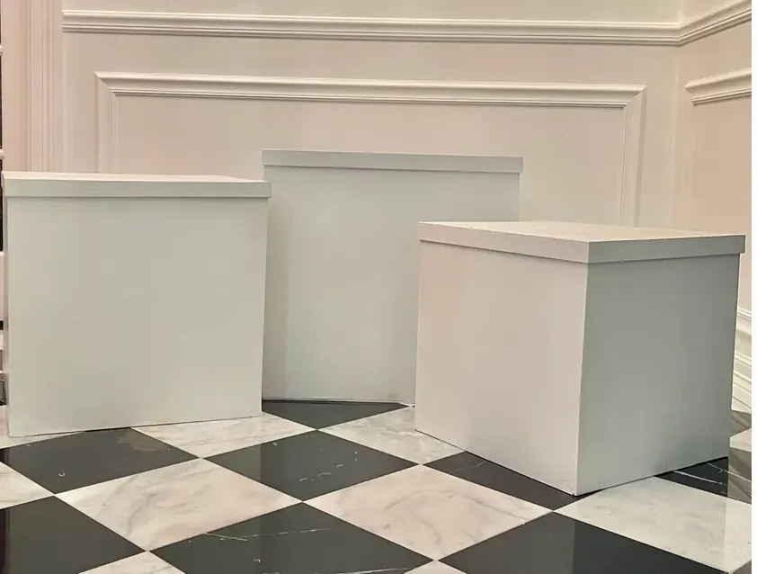 Oversized White Boxes (Photo Boxes)- CLOSED