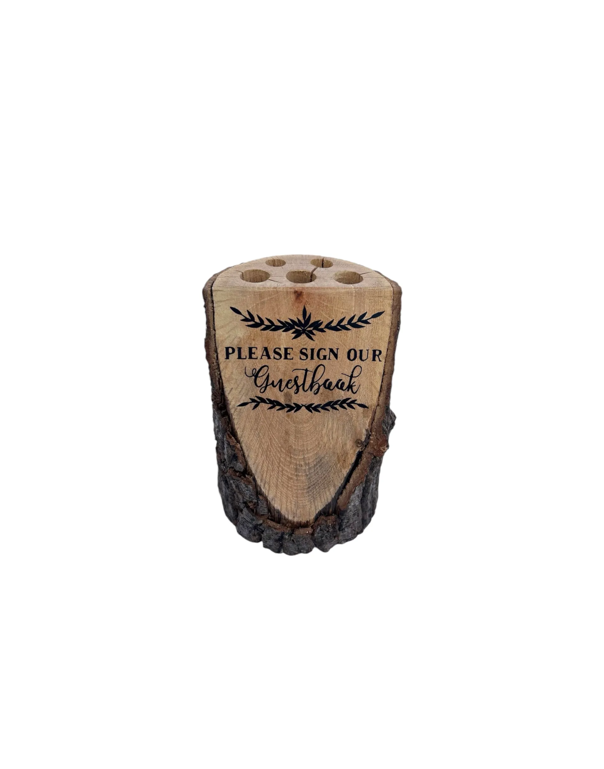 Guestbook Pen Holder Wooden