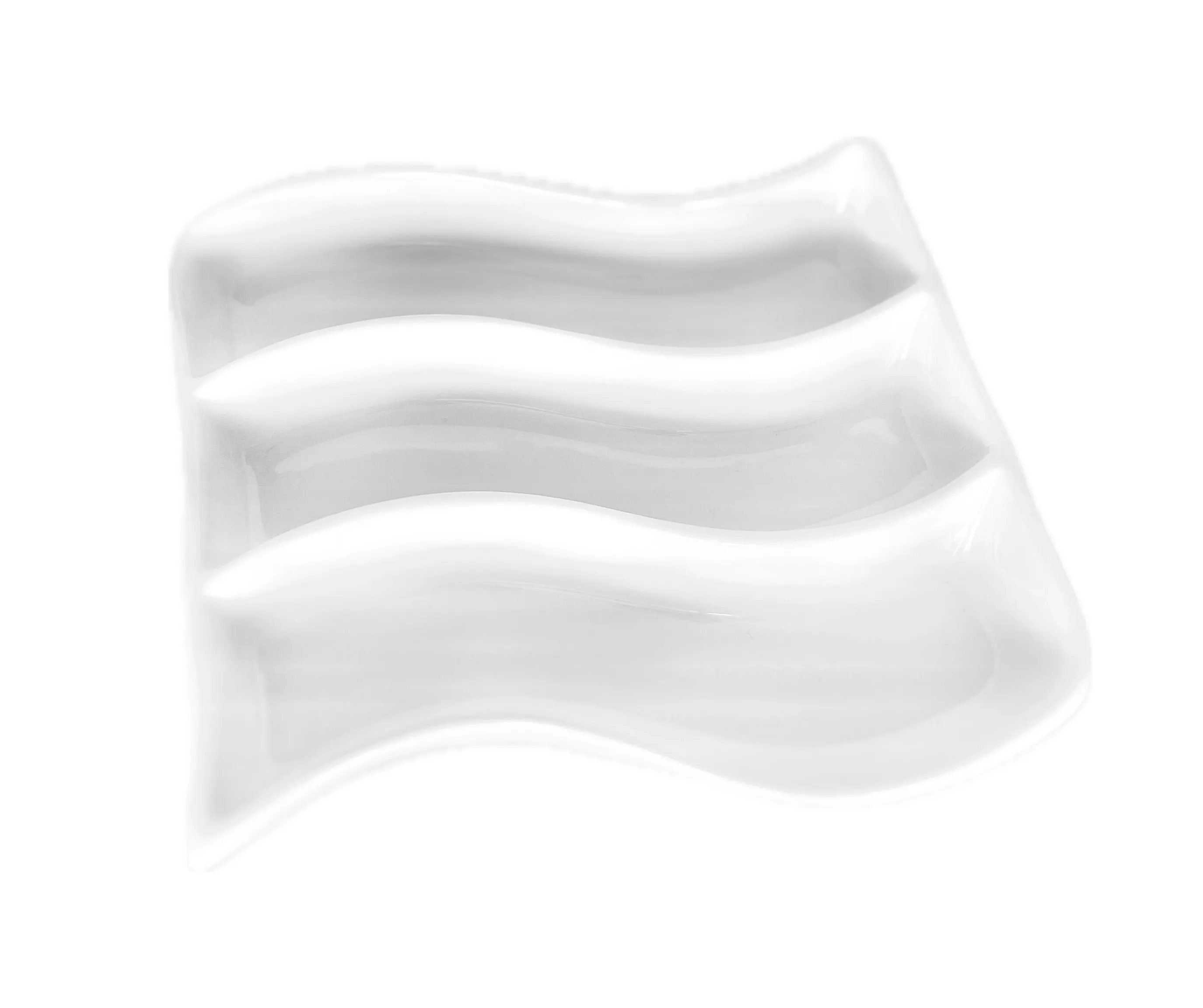 Wave Snack Bowl Ceramic White Serve-ware Food