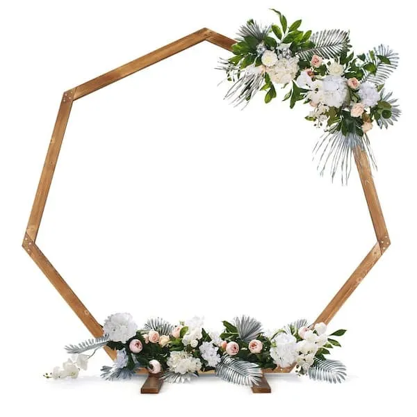 Heptagonal Wooden Arch