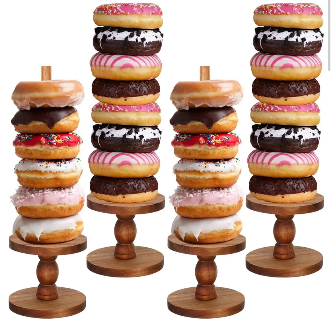 4 Piece Donut/Bagel Stand