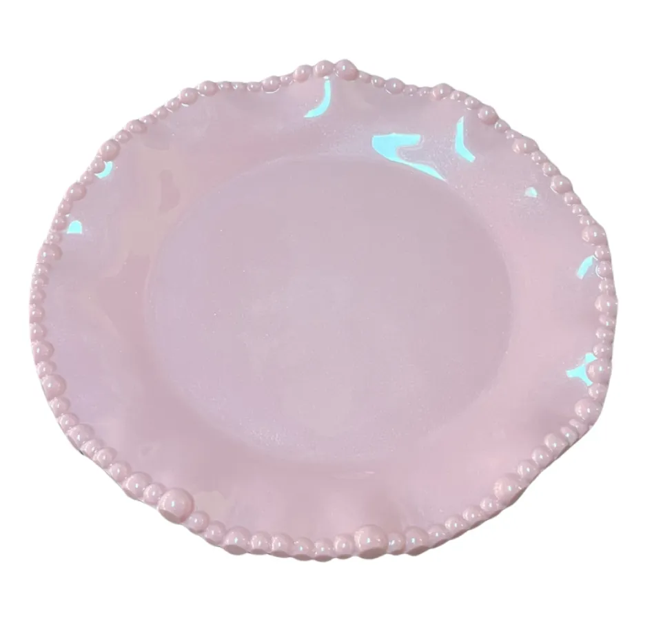 Pink Acrylic Dinner Plate