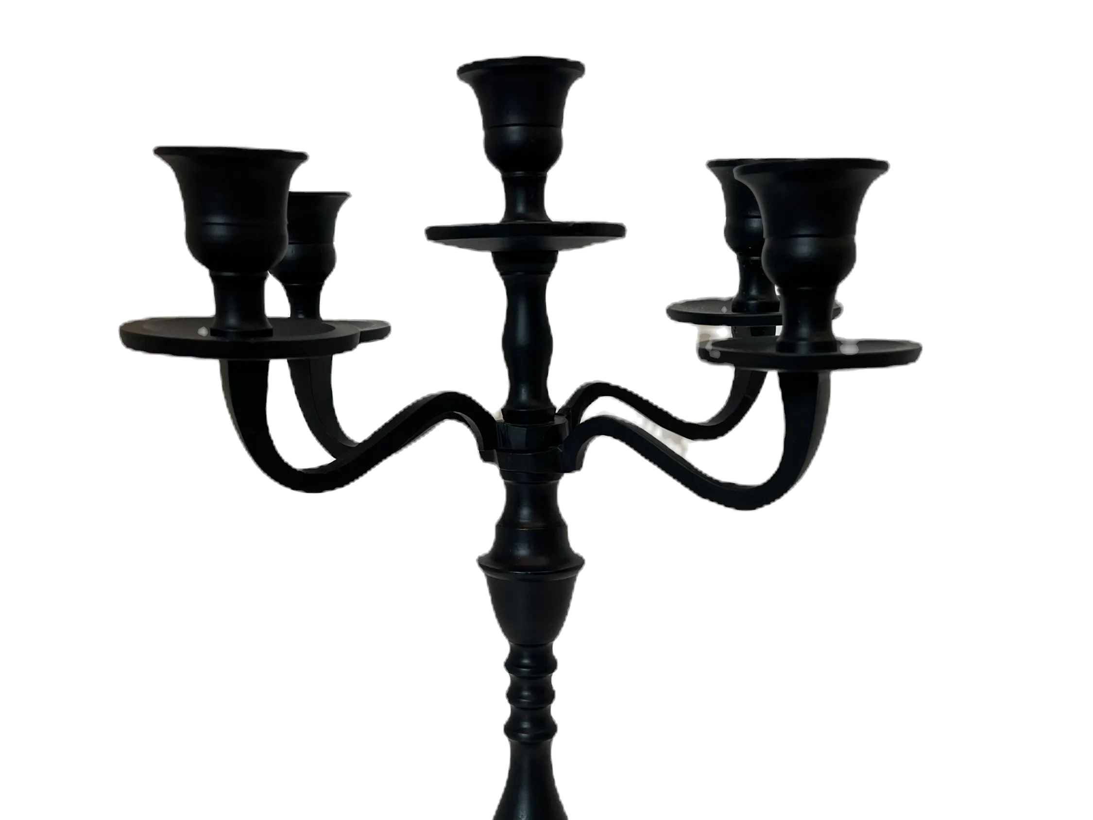 Medium Black Candelabra