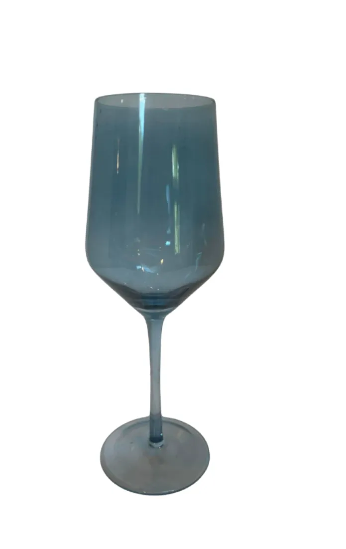 Blue Wine Glass