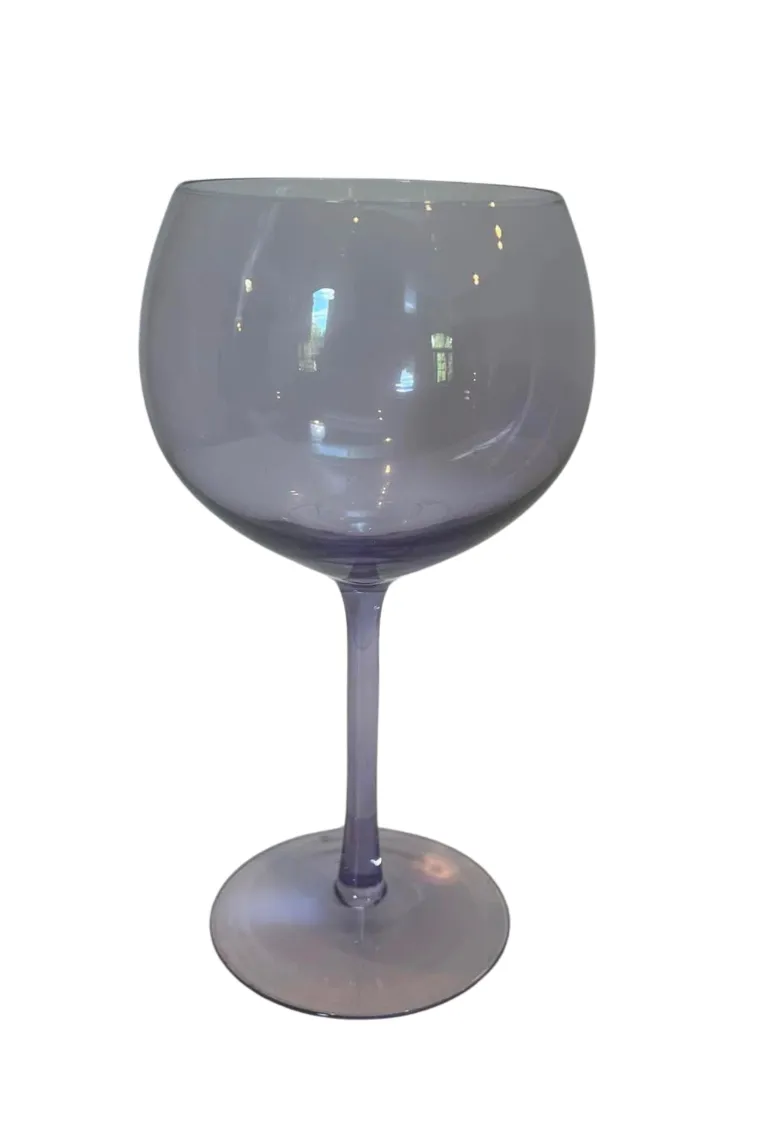 Purple Wine Glass