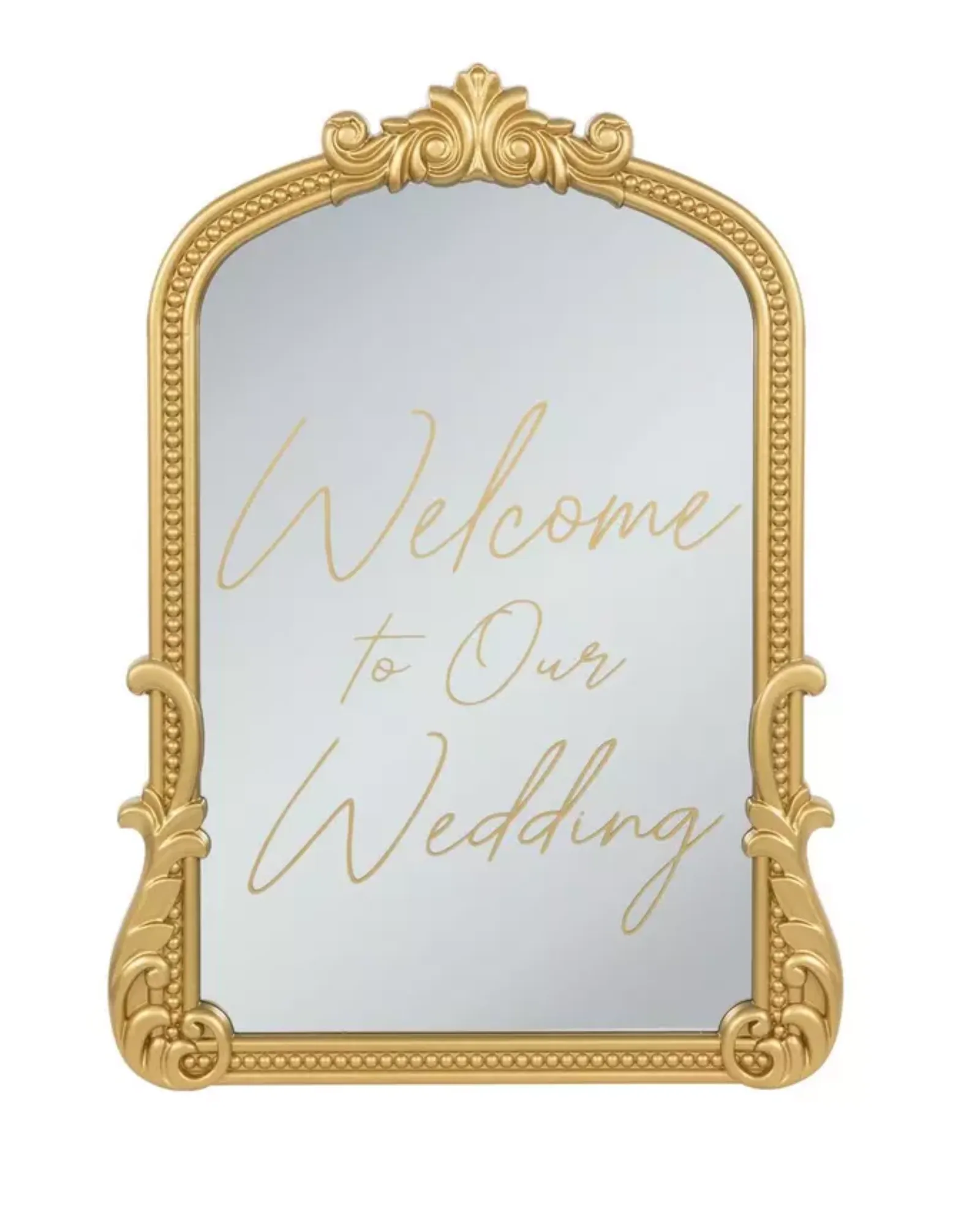 Gold Wedding Mirror