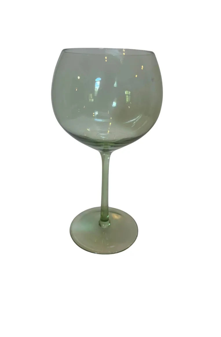 Green Wine Glass