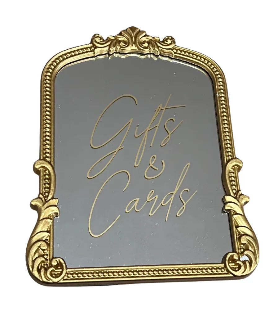 Glass Gifts & Cards Frame