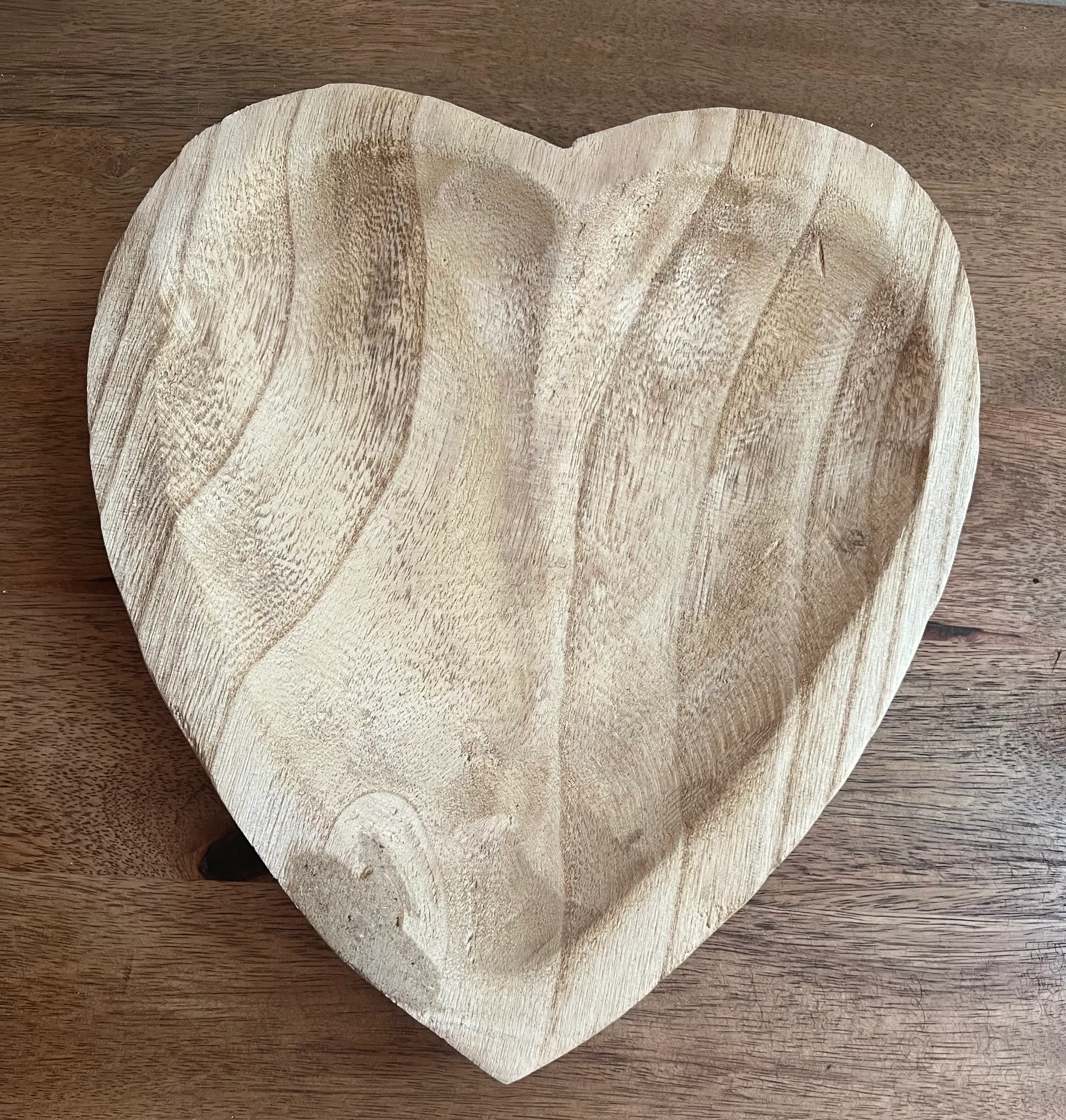 Wood Frame Heart Dish