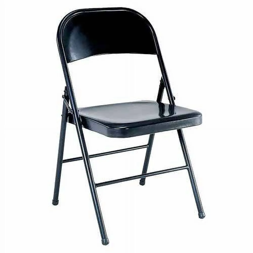 Black Metal Folding Chairs