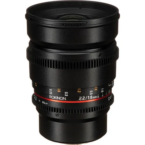 Rokinon 16mm T2.2 MFT DS Cinema Lens