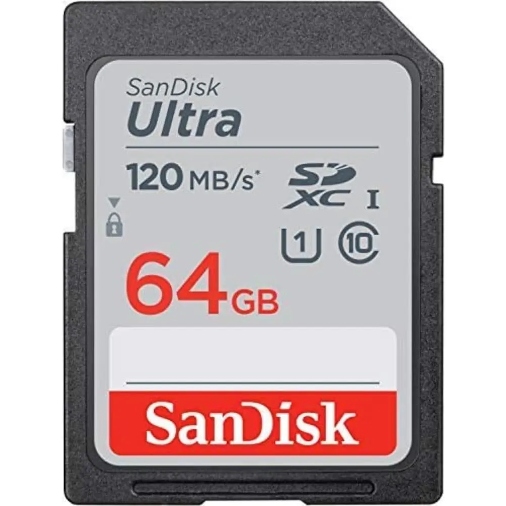 Sandisk Ultra 64GB Micro SDXC USH-I U1 C10 SD Card