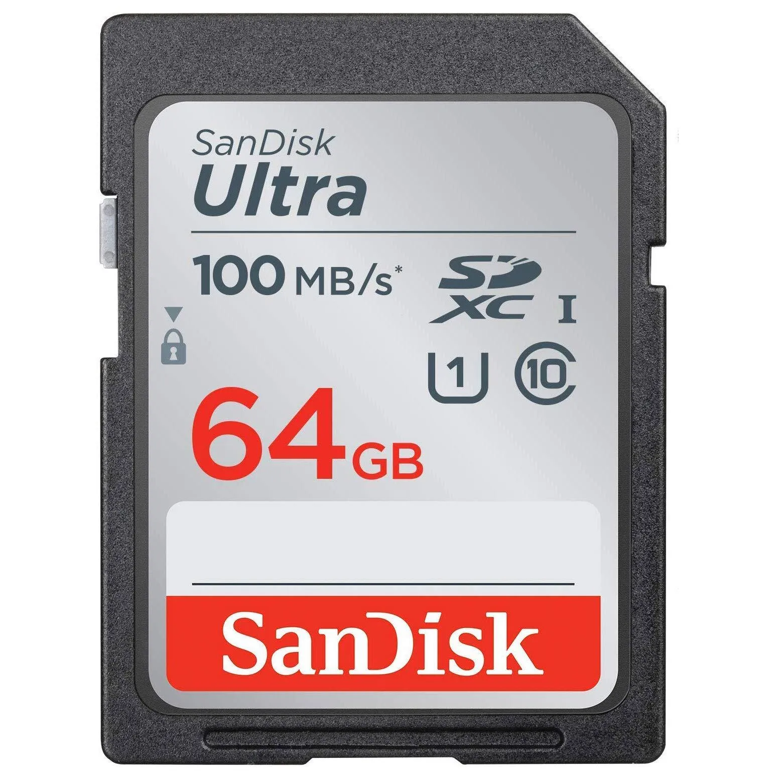 Sandisk Ultra SDXC UHS-1 SD Memory Card 64GB 100MB/s