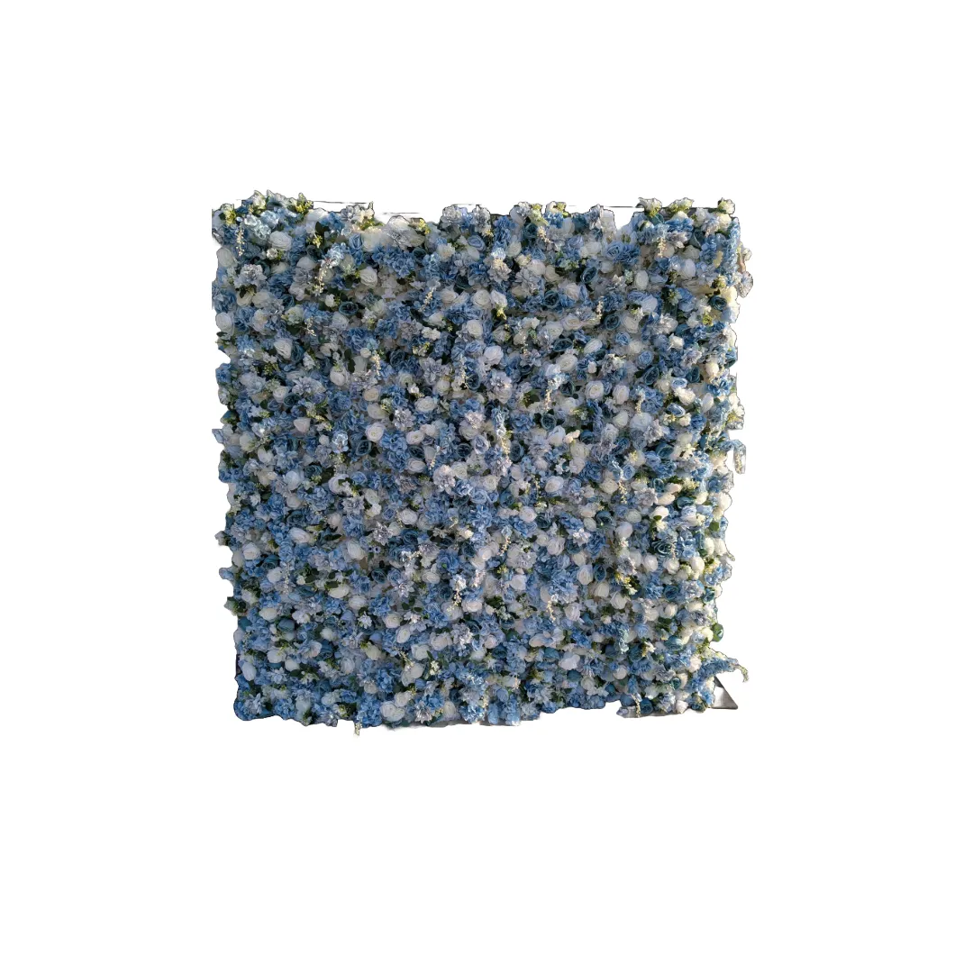 Blue Flower Wall