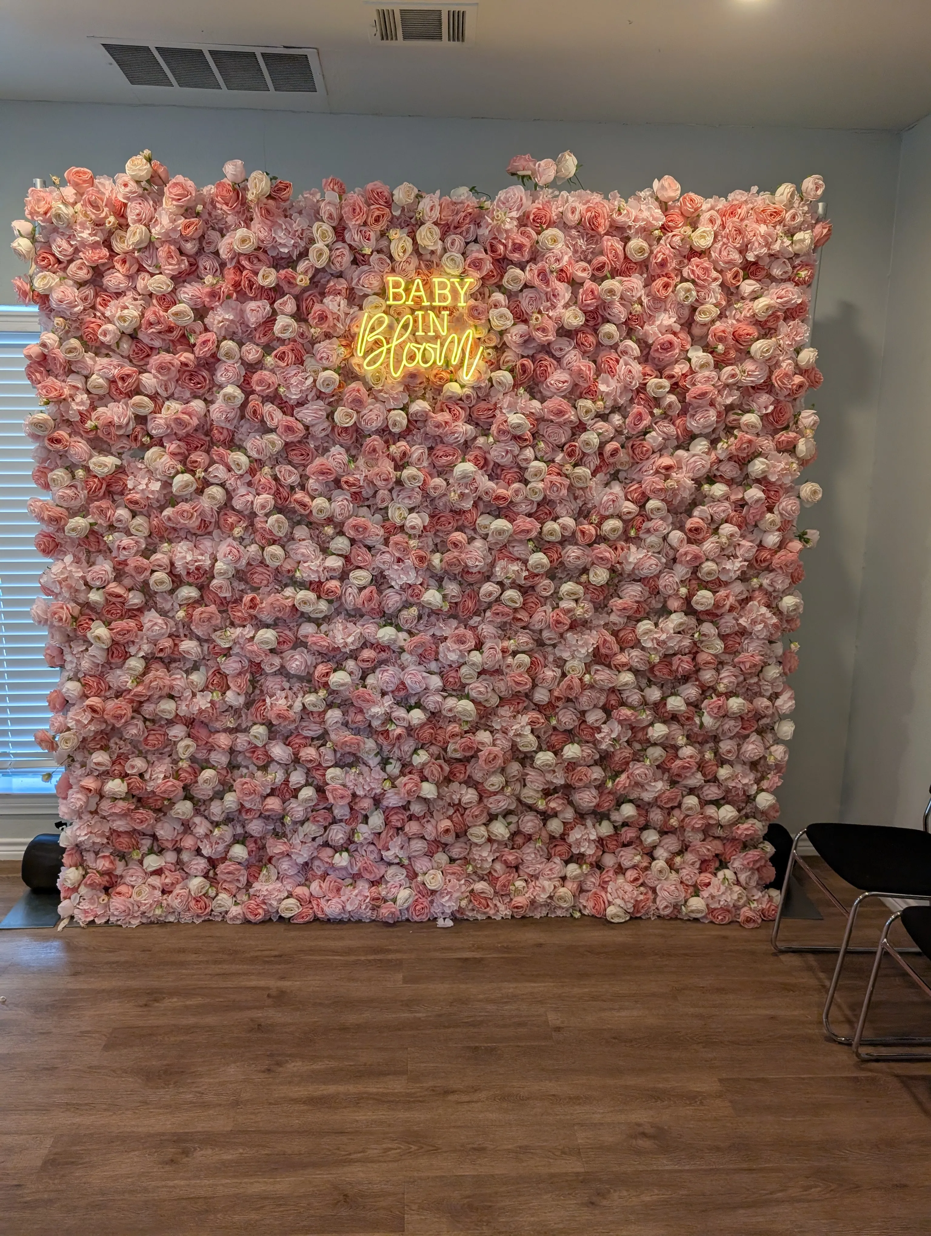 Pink Flower wall