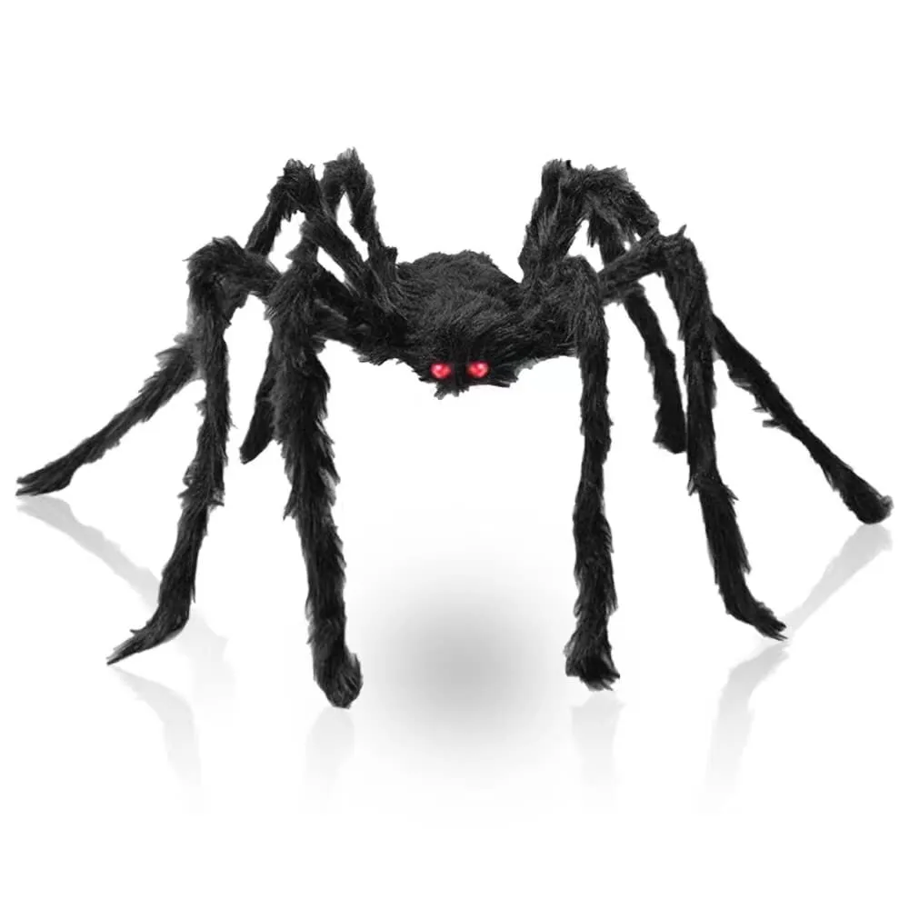 Black Halloween Spiders