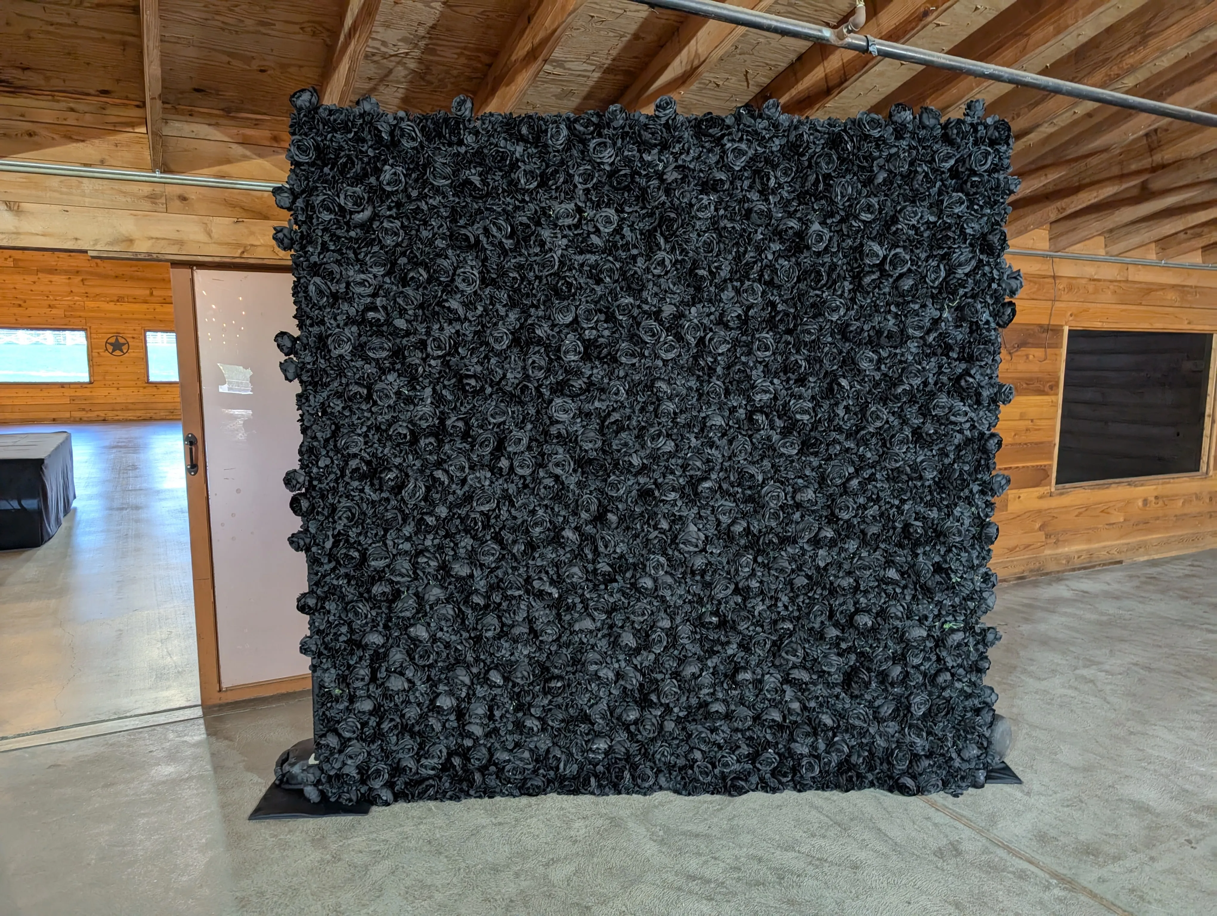 Black Flower Wall 
