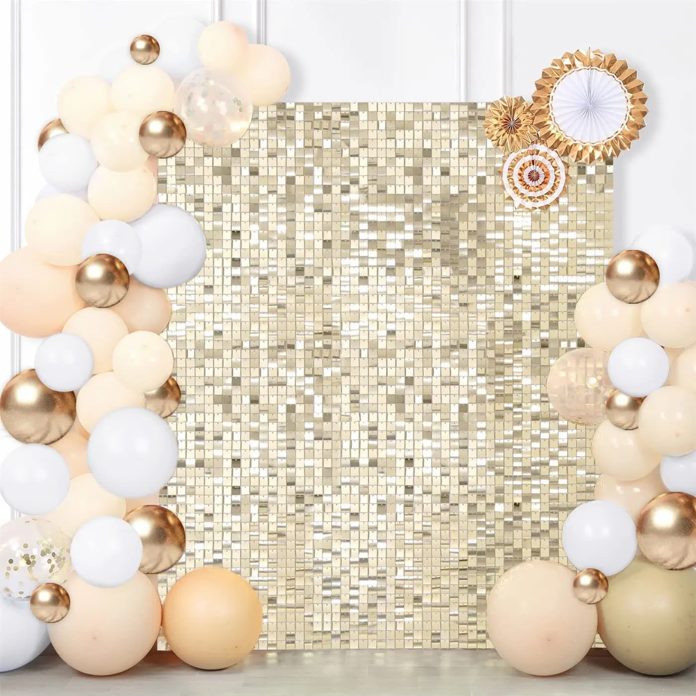 Champagne Shimmer Wall 