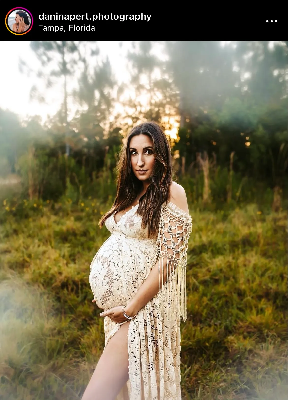 Magical Radiance in Bone with Crochet Sleeve