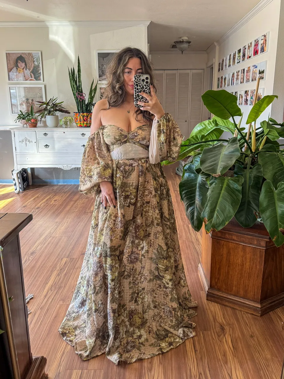 A New Day Green Floral 