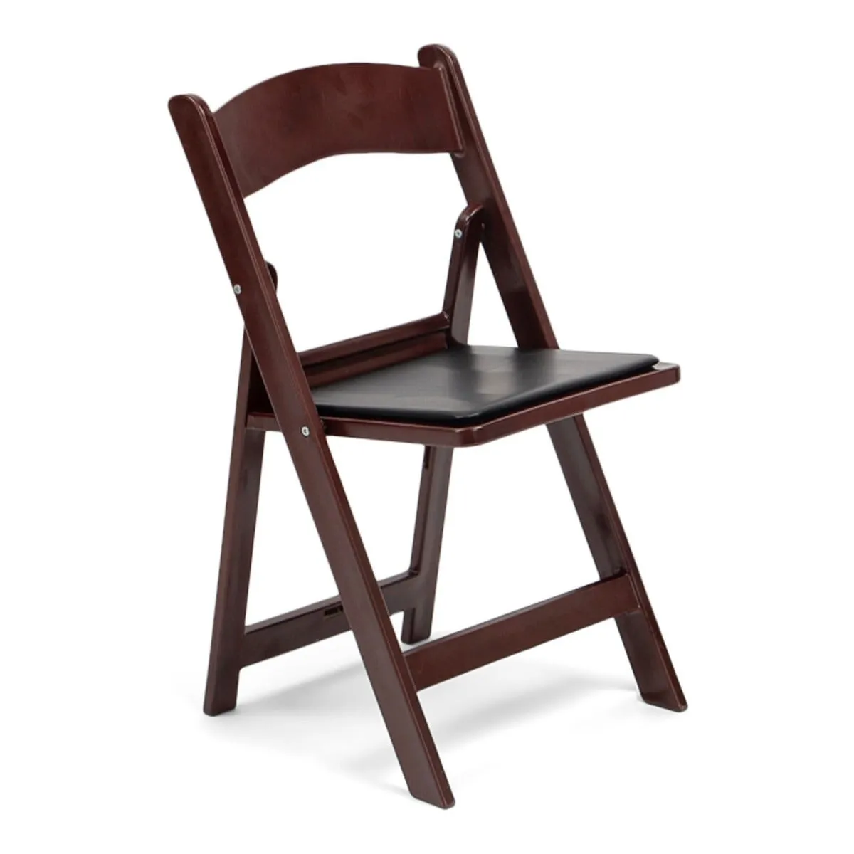 Mahogany Resin Padded Chairs 