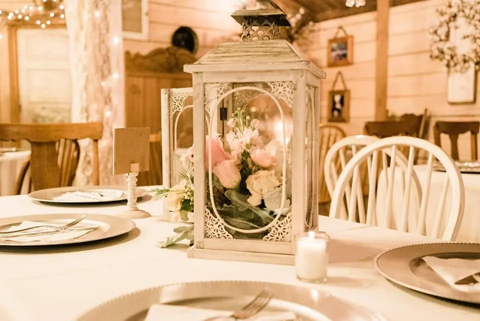 White 18" Lanterns