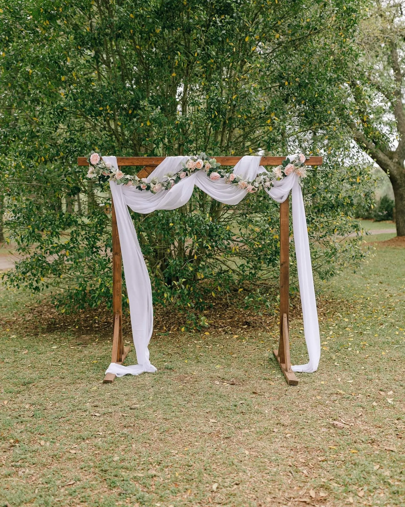 Stained Wood Arch