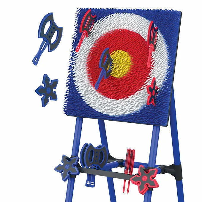 Ax Throw with Throwing Stars