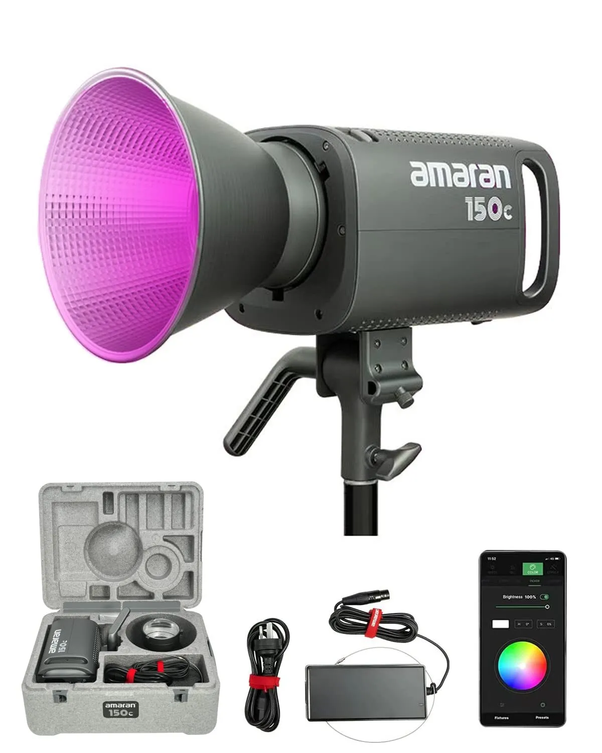 Aputure Amaran 150c RGBWW LED Video Light