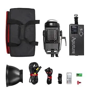 Aputure Light Storm LS C120D II Daylight LED Light Kit, Includes Controller Box with AB-Mount Batter