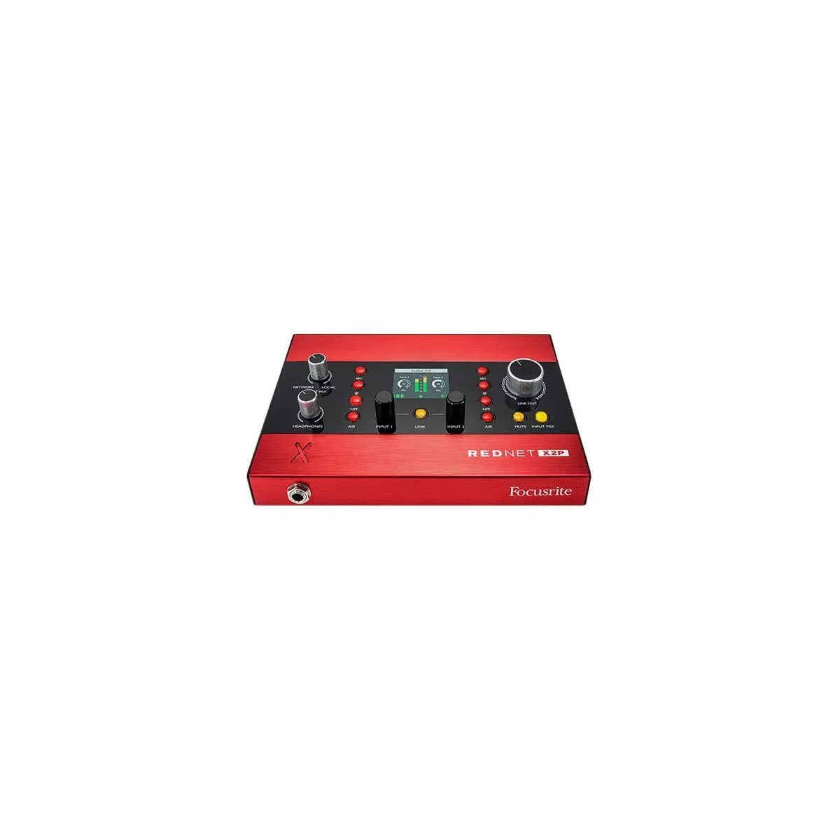 Focusrite RedNet X2P 2x2 Dante Audio Interface with Red Evolution Mic Pres