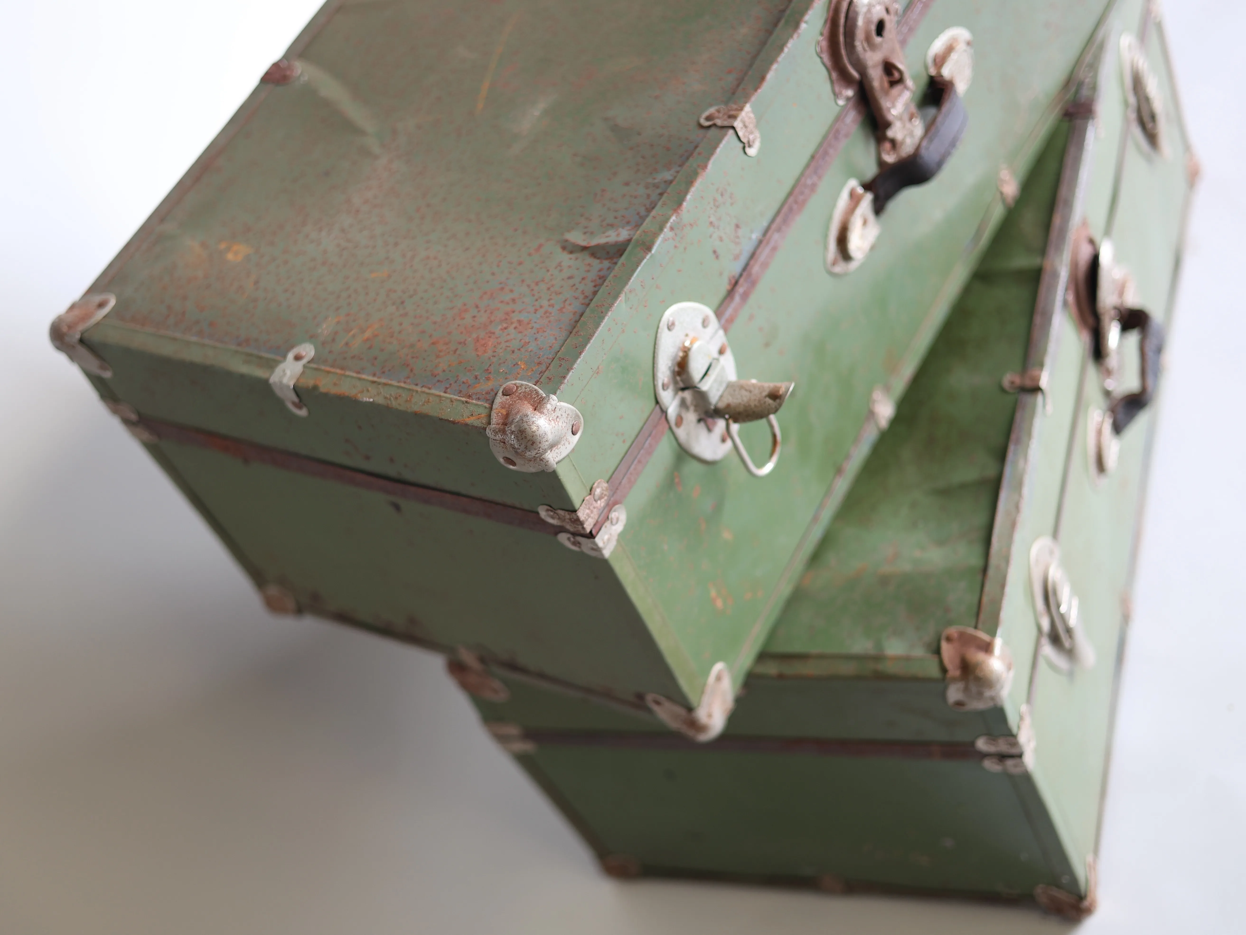 Rusty green trunk
