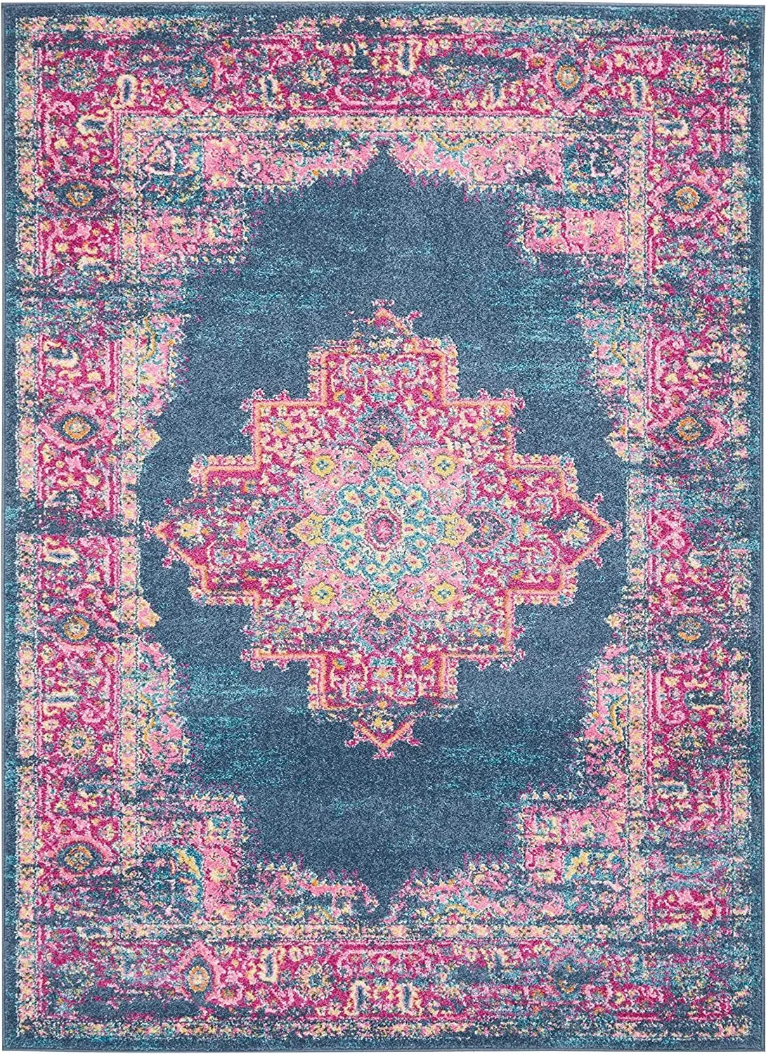 Pink & Blue persian rug