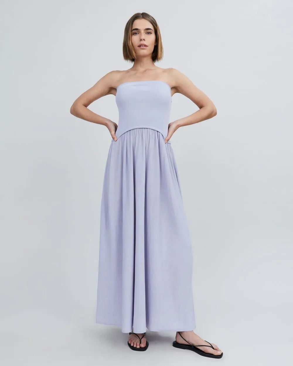 Soglio Strapless Maxi Dress - Size: xl