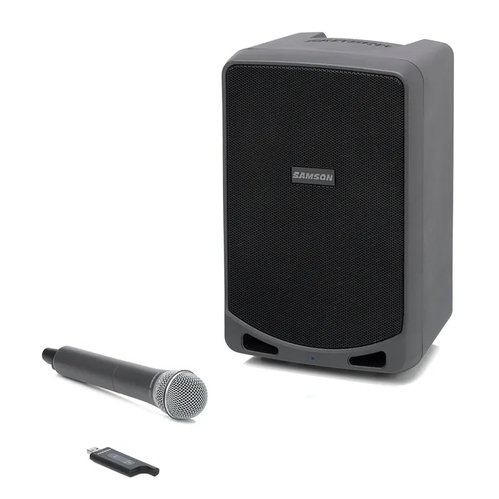 Samson Expedition XP208w Portable PA Speaker, Wireless Microphone & Stand