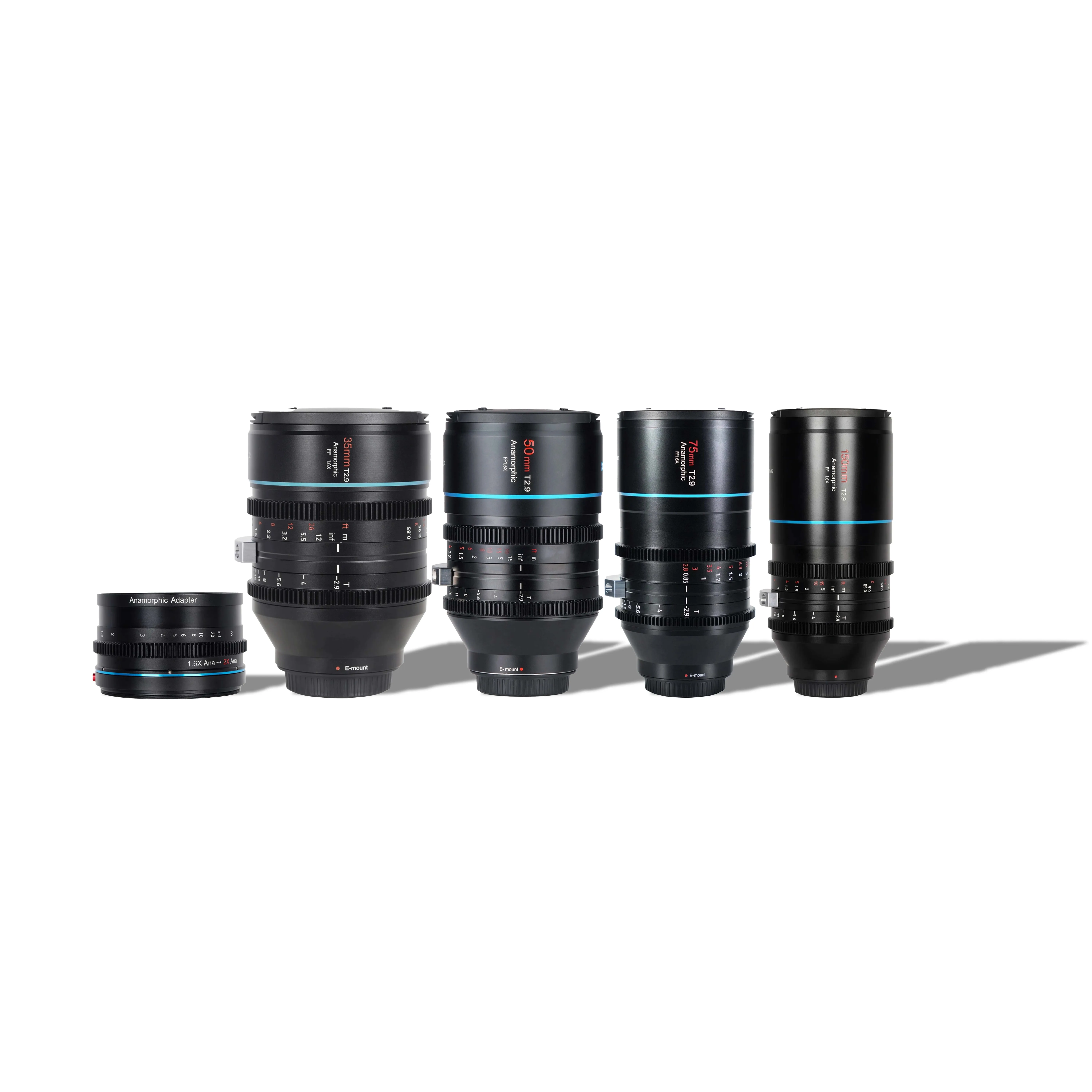 Sirui Anamorphic Lens Kit RF mount