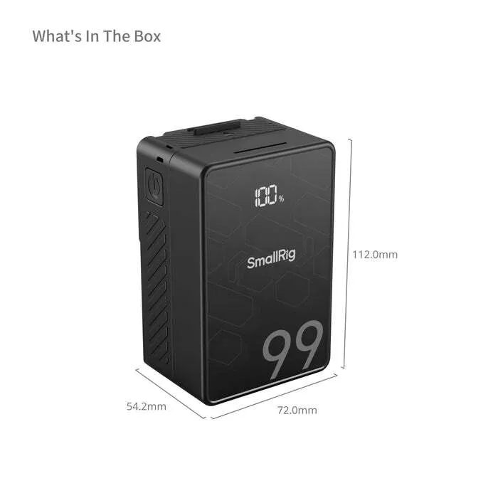 SmallRig VB99 SE Mini V-Mount Battery (6800mAh)