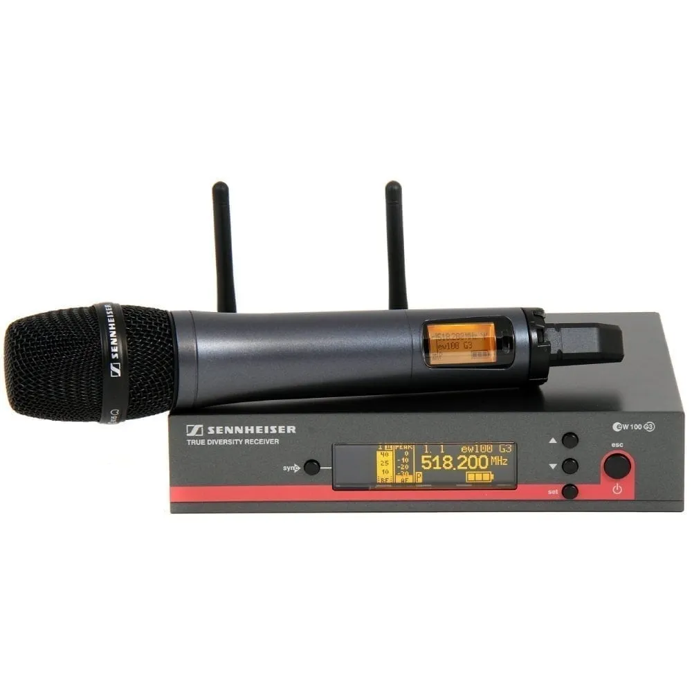 Sennheiser ew100 G3 Wireless Handheld Microphone Receiver Kit