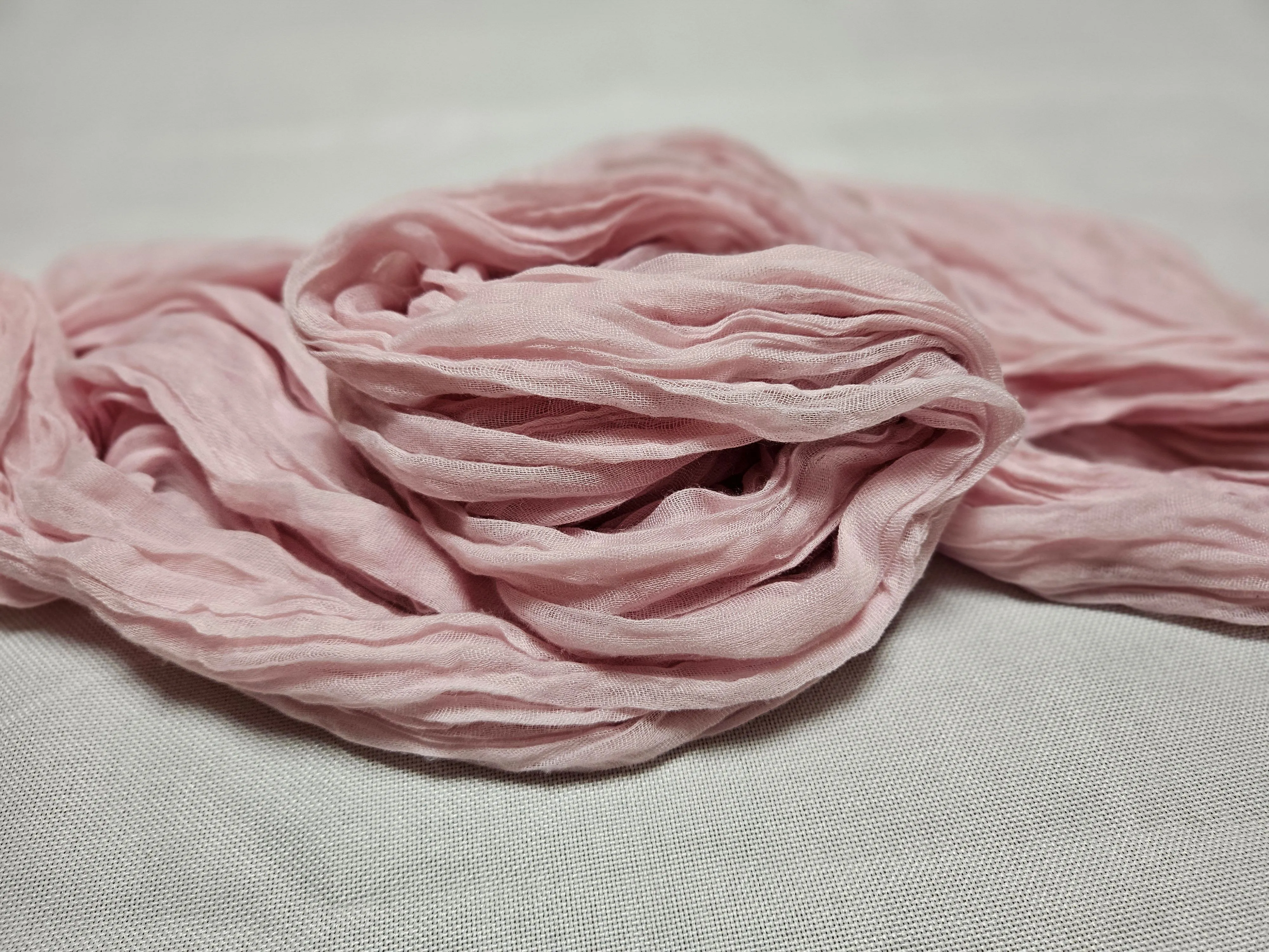 Cheesecloth Runner - 10ft - Light Pink