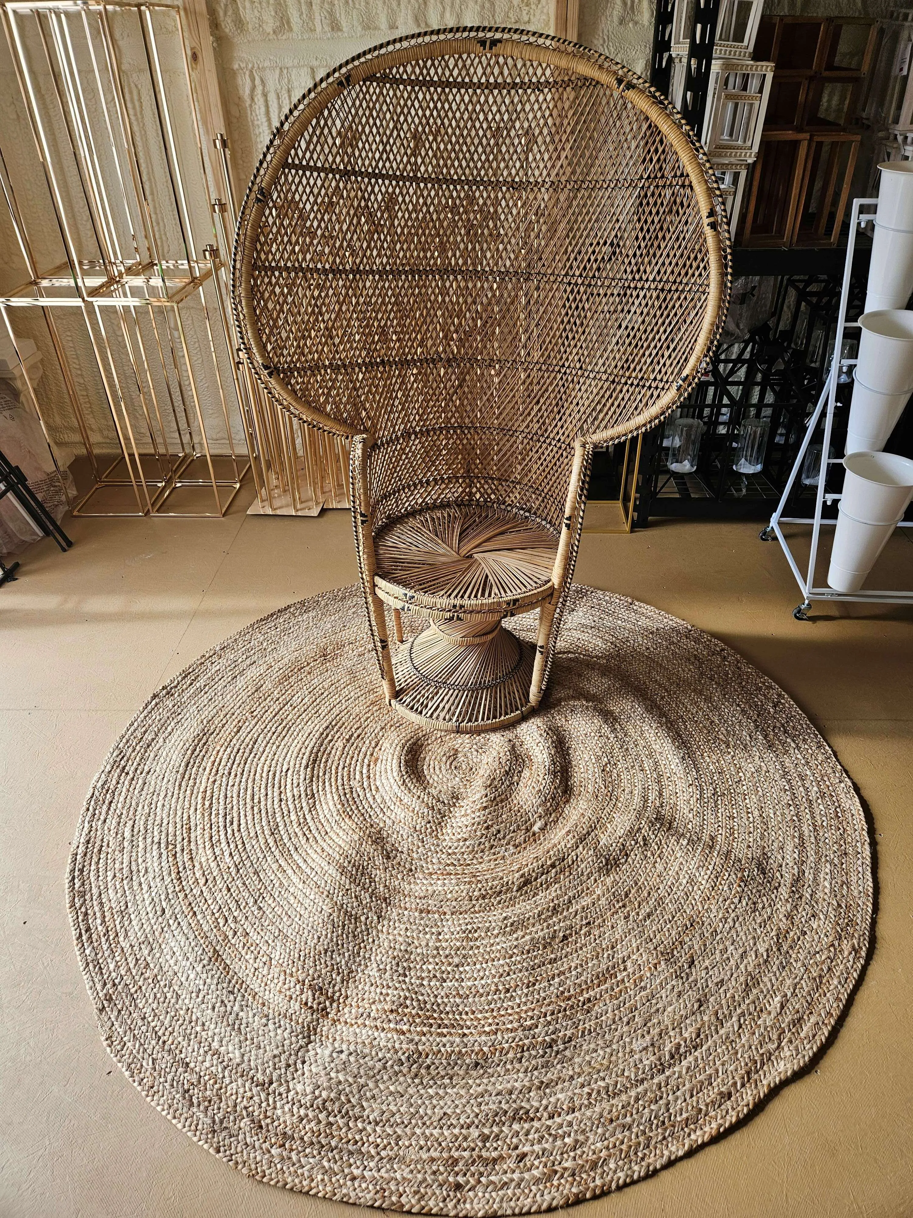 Round Braided Rug - 6ft