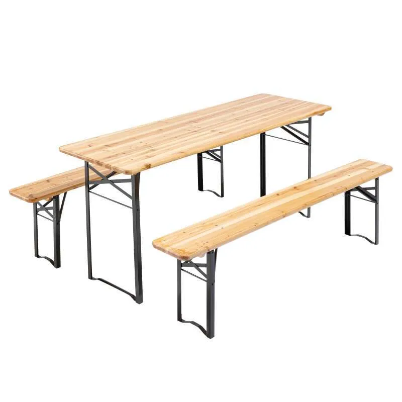 Table + 2 bancs brasserie