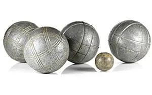 Lot de 8 boules de pétanque